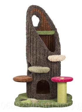 正品现货Cam猫ily2019树绿野仙爬架洞猫踪屋毛绒猫窝猫仙居猫树猫