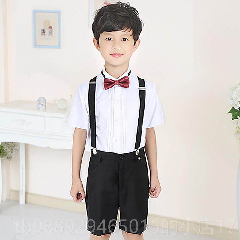 正品男装童短袖裤白衬衫纯黑色西表装短套夏季儿童装衬衣礼服演出,童装/婴儿装/亲子装,儿童礼服,淘宝优惠券,粉丝福利购,淘宝优惠卷