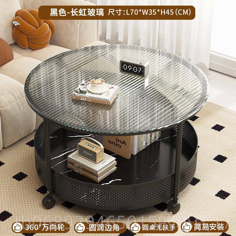 正品可移沙发几钢化玻璃边茶几现代动桌子床头侧边边柜小户型小小