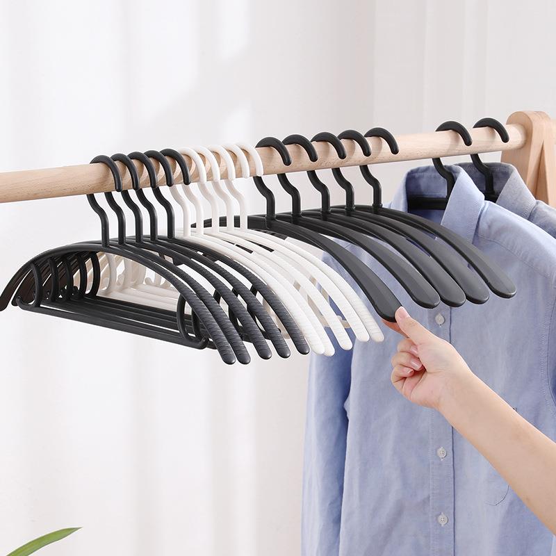 无痕衣架防肩角不起包衣服架子家用挂衣防滑加厚宽肩晾衣服撑子