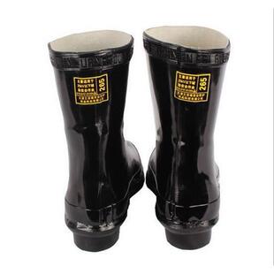安全牌25kv高筒高压电绝缘靴 高筒橡胶电工靴