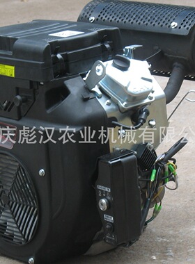 大型马路切割机专用动力-“彪汉”2V78双缸汽油发动机22P马力。