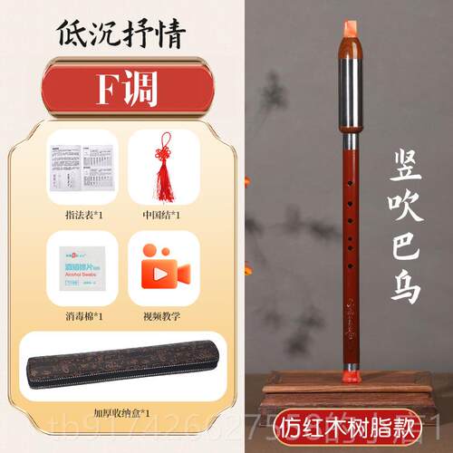 新款巴乐器竖吹g调f调bd调c降a学调儿童乌小学生成人巴乌乐器初者