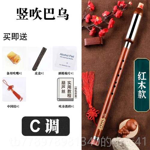 高档学生专用楠竹C调巴成专乌树脂吹仿红木G调F调人竖业演奏初学