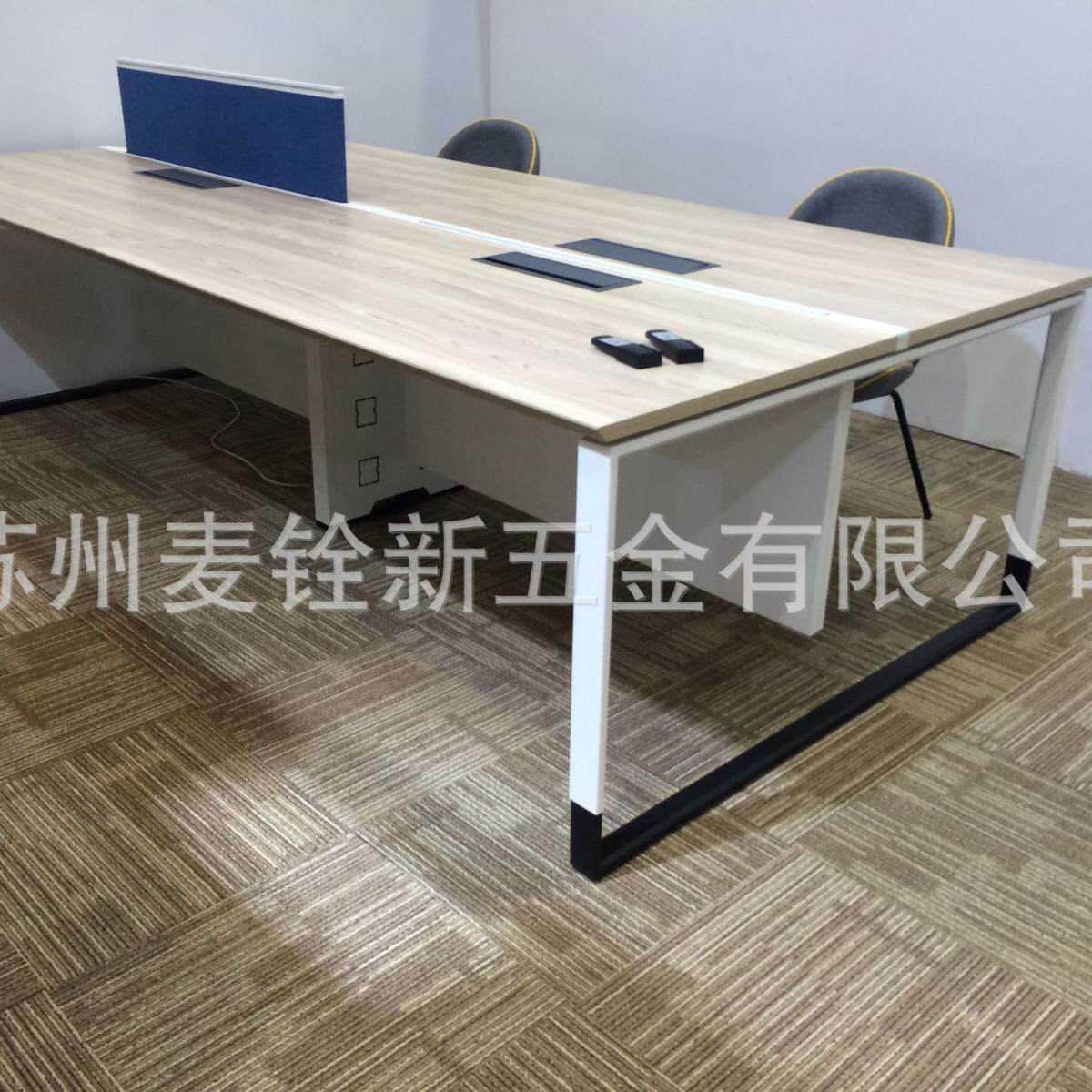 电脑桌台不锈钢金属桌架支架办公桌会议桌铁艺桌腿烤漆桌脚