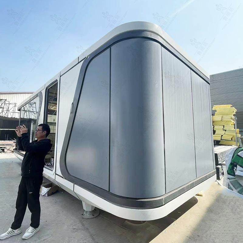 吊装式整装房屋 预制模块集装箱房子 移动微型便携式办公舱船屋