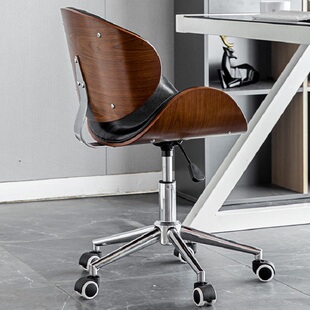 老板办公椅实木创意电脑椅子家用书房学生椅旋转靠背工作椅会议椅
