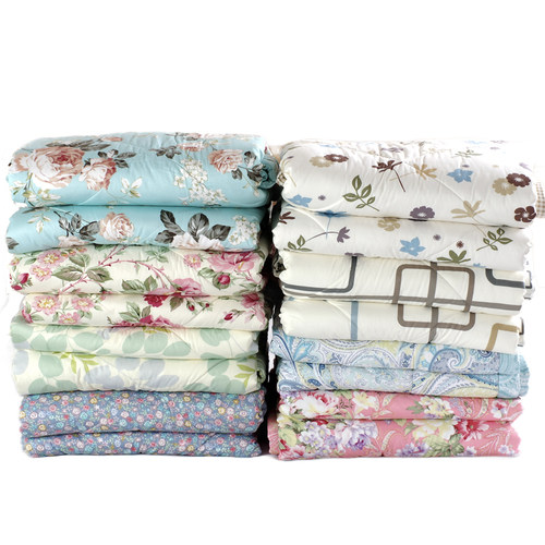 棉花被里外全棉夏凉被可水洗薄被子夏季春秋单双人纯棉空调被芯