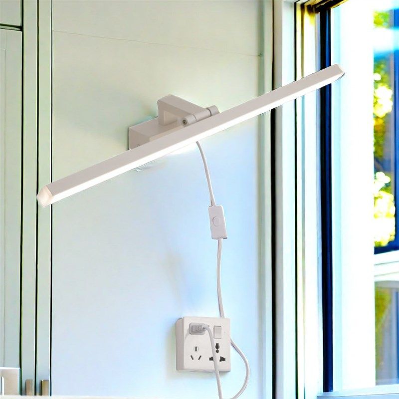 柜顶安装镜前灯卫生间镜柜浴室免打孔化妆led灯免布线带插头电线,家装灯饰光源,镜前灯/化妆补光灯,淘宝优惠券,粉丝福利购,淘宝优惠卷