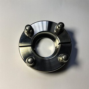 卫生级连接器无滞留罐底法兰无菌法兰罐体连接 器制药罐体配件