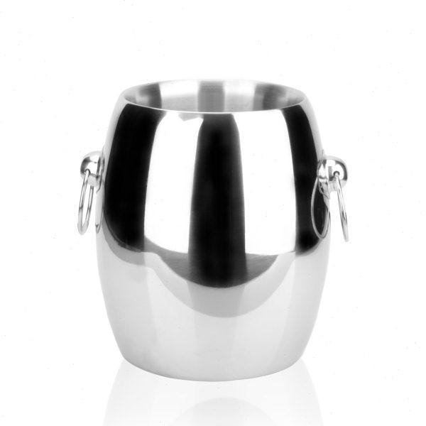 包邮4.5L双层加厚不锈钢冰桶香槟桶冰粒桶酒具酒吧客房洋酒冰桶