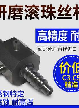 滚珠丝杠丝杆套装0602.5国产研磨微型大导程螺杆C5精度特殊螺母
