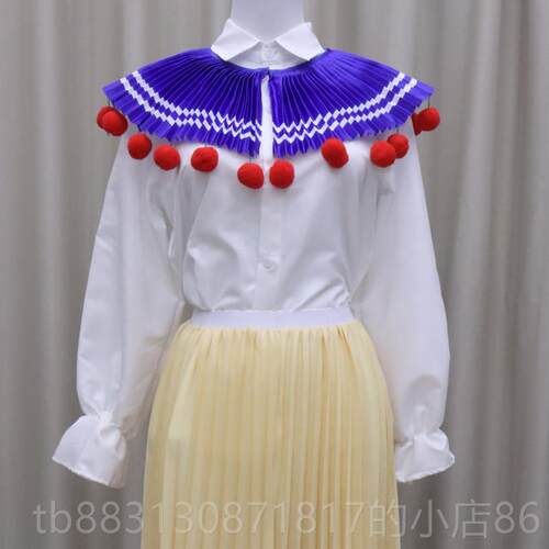 正品春民晚同款玉盘披肩云儿童演出服男童合唱服问月族风舞女蹈肩