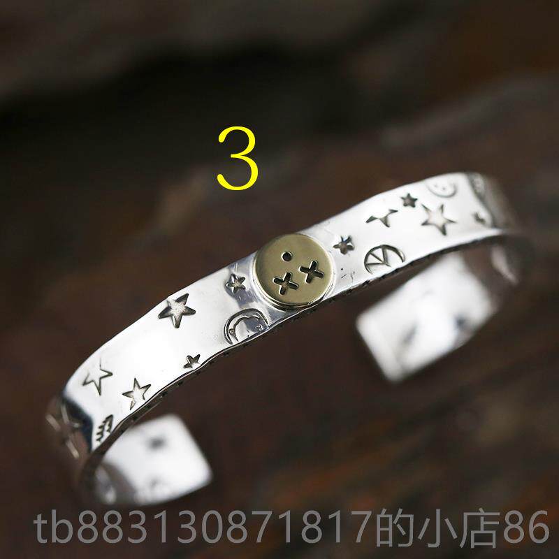 正品牛钝精工 amp笑脸手镯am2p japan95 俏皮笑脸银 涂手镯鸦个性