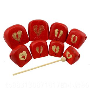 正品教奥尔夫打击乐器木鱼 幼儿教具具玩8音木鱼批音梆子敲击乐八