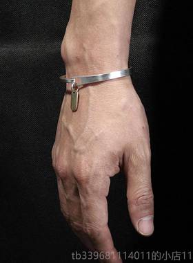 高档Vixtrom?Laffi纯手工手990纯银手炼原创简单设计性中炼和多功