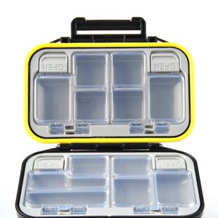 凯思钓鱼矶钓小件盒黑色红色渔具盒垂钓用品多功能配件零碎收纳盒