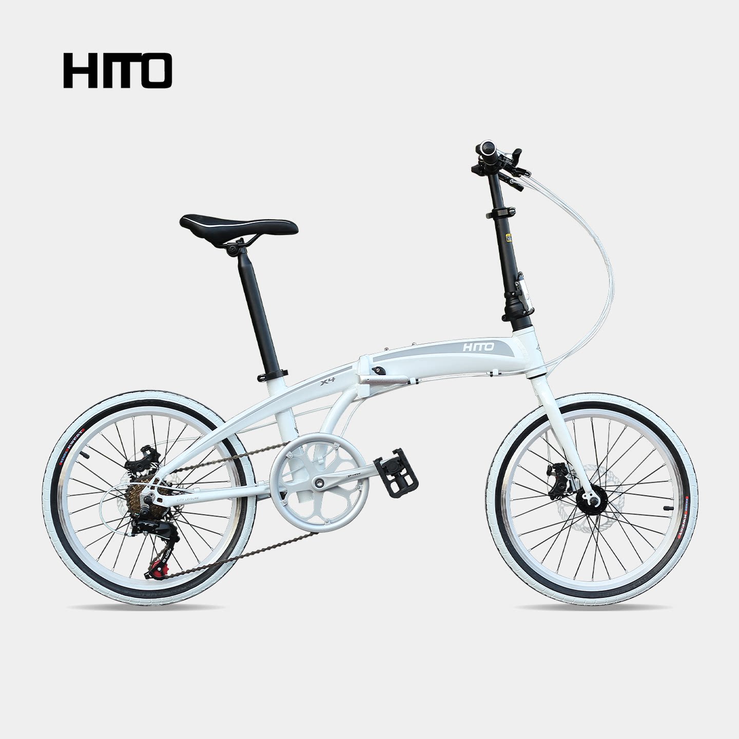 德国HITOX4折叠自行车20寸7速