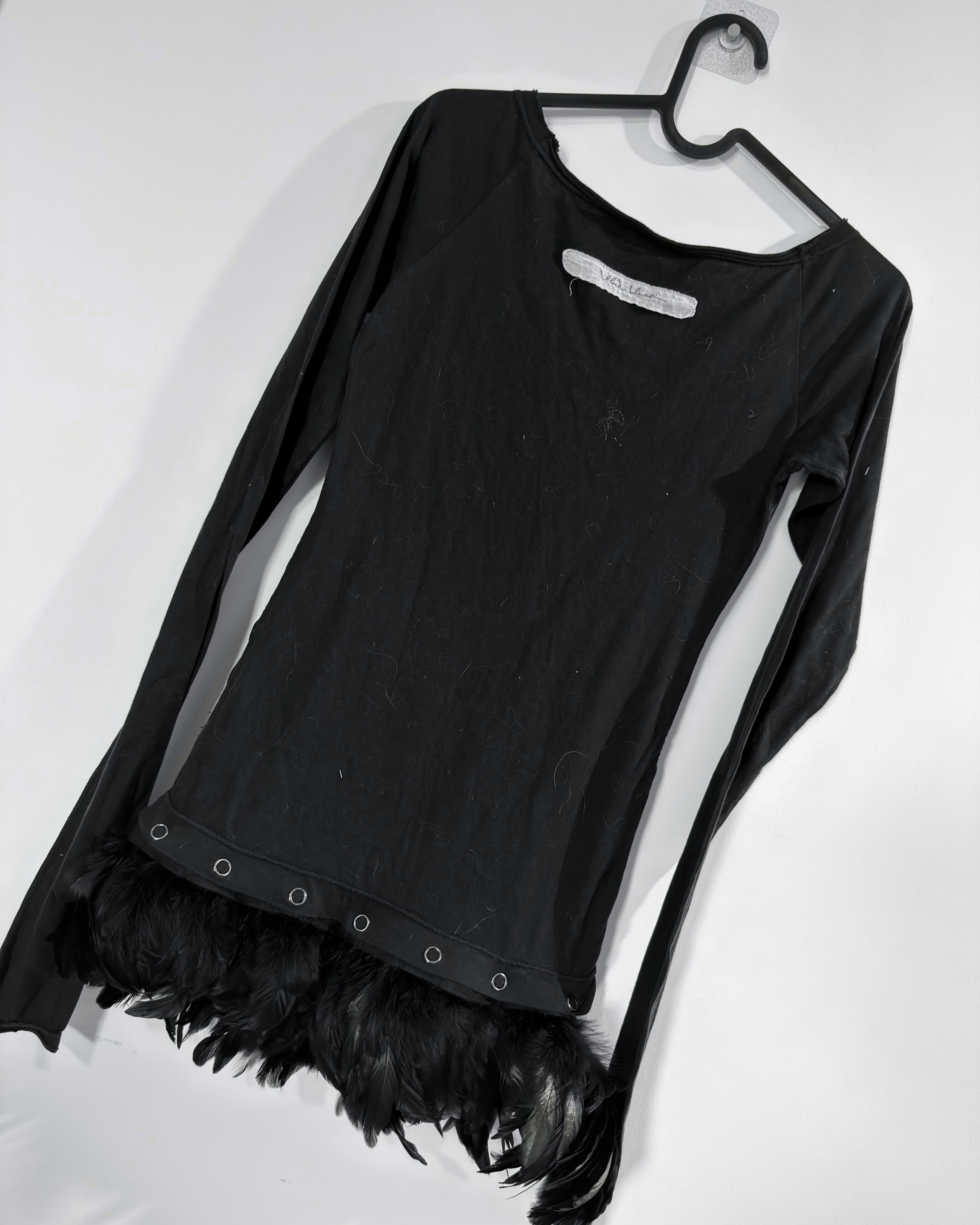 thumbnail for Alice Auaa Style Feather Splicing Long Sleeves
