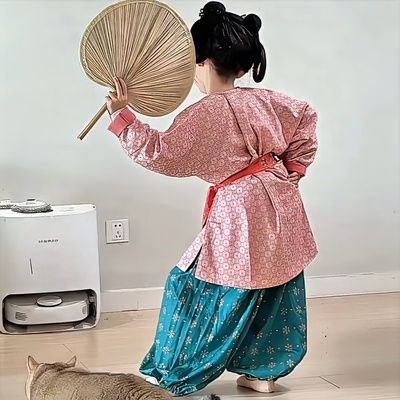 女童汉服秋季款古风童装