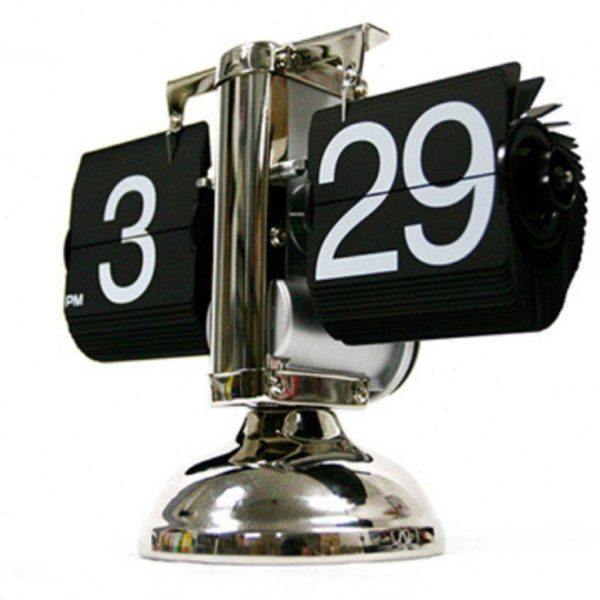 欧式自动翻页钟小天平机械钟石英钟机械座钟翻页闹钟王自如同款,家居饰品,座钟,淘宝优惠券,粉丝福利购,淘宝优惠卷