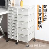 A金属文件框下件桌架T1501可铁艺推车文文件柜办公室移动收纳大容