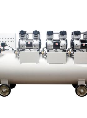 飓霸空机1600打X6无油静音压缩机工业空6压机压9.KW喷PPR漆木工气