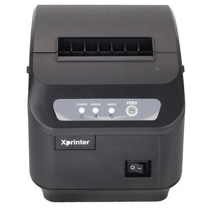 芯烨XP-Q200II热敏0打印机小票据票USB+串口餐饮厨房打打印机8mm