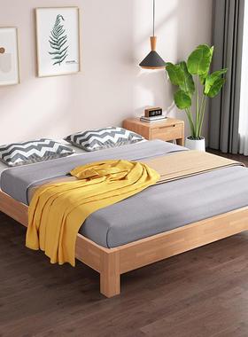 无实木简约式床头床架子榻1JAI榻米排骨架床1/1.2/.3/1./51.8米尺