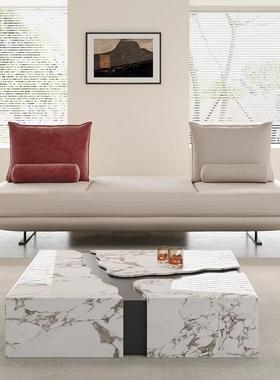 式极简普拉间多沙发写意意空轻奢小户OAF型设计a师双面prdo布艺沙