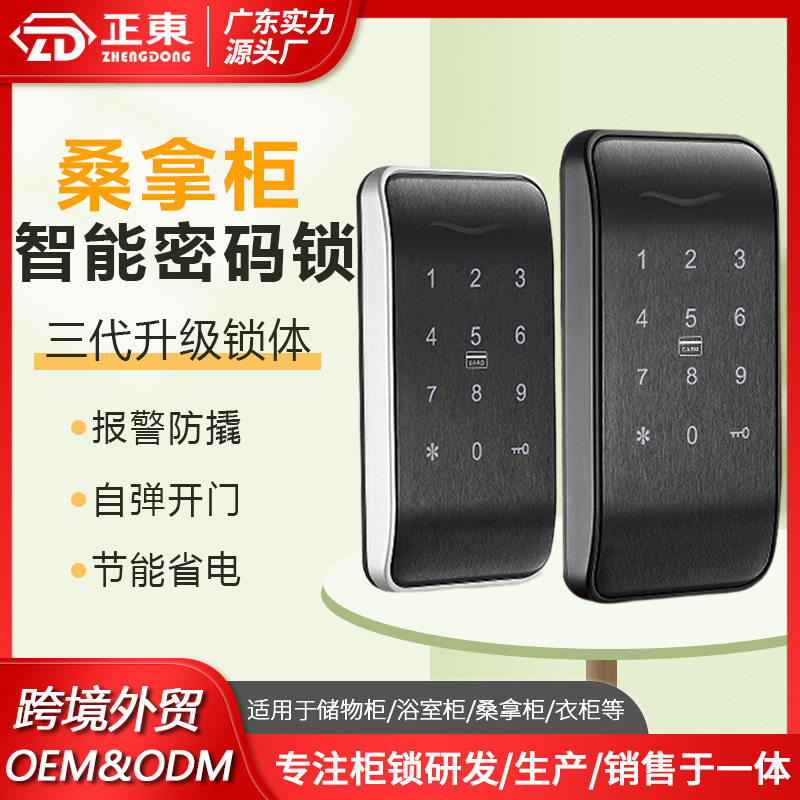 桑拿洗浴健身房感应电子柜门锁