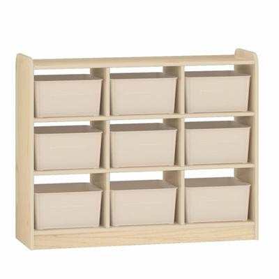 幼儿园造儿童枫木两格柜五柜六格火RTB箭型柜弧形格转角柜柜收纳