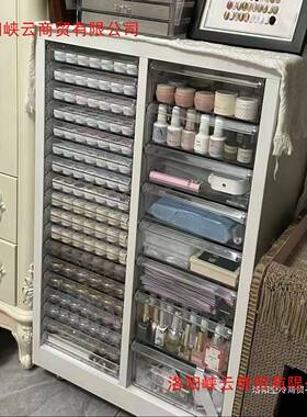 文件柜抽样品整屉理柜美甲彩妆店甲油胶平底收FLG纳柜蛋糕烘式焙