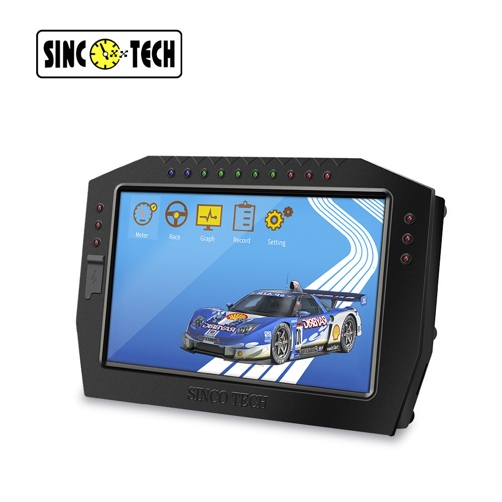 12V通用OBD触屏赛车仪表DO909
