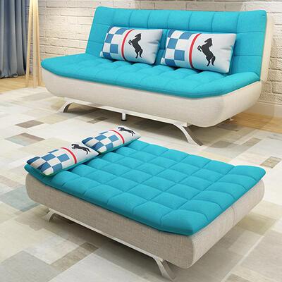 沙发床可折叠客厅两用现小户型睡多UES功代出能租房布艺可觉小沙