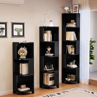 全实角木转角柜客厅三角区置物架角柜书房书架小户RXO角型卧室墙