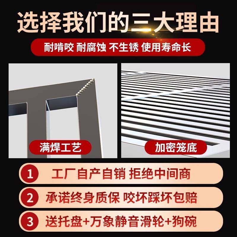 304锈钢狗笼中大型狗笼叠rd763330子室内折金毛拉布拉不边多牧带,宠物/宠物食品及用品,玩具/造景装饰,淘宝优惠券,粉丝福利购,淘宝优惠卷