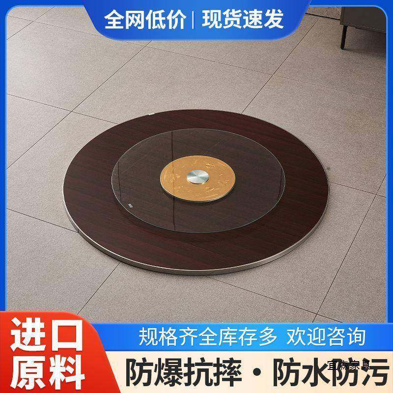 桌折叠大圆桌餐桌家用团两圆942饭方圆圆用非实木简易吃饭桌子10