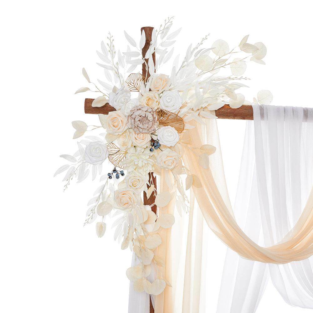 波拱门花-1西米亚婚礼拱门花艺新款香槟白形拱仿真花户婚欢迎标礼,节庆用品/礼品,陪嫁用品套装,淘宝优惠券,粉丝福利购,淘宝优惠卷