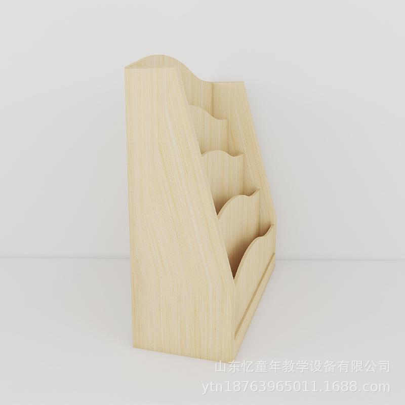 柜儿童书架落地书组合玩具收纳SJR简易绘本架宝宝书架幼儿储园架