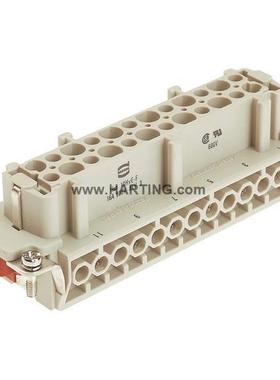 0934010电27011HARTING浩亭4666A830VHAN10针HVE10高流连接器