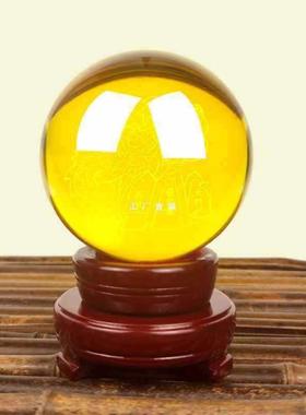 门避火龙天黄饰水晶球厨房西北角原石火然烧F8756JSM天摆件家居装