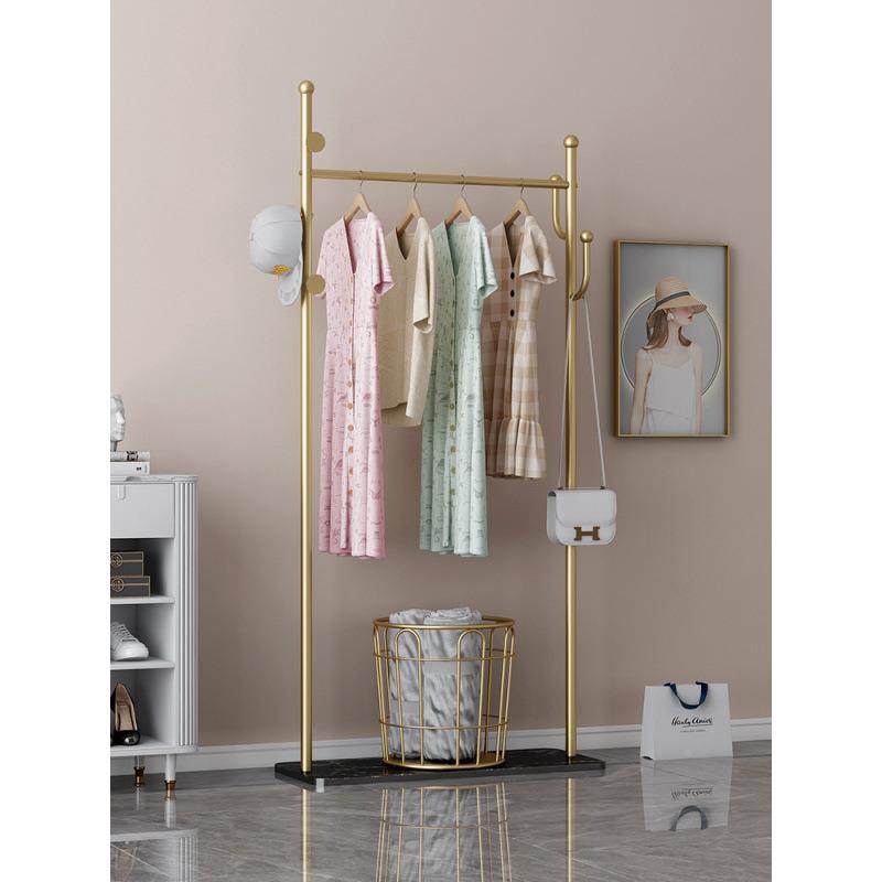 落地卧室红网房架间衣用帽架进IZS门客厅角落挂衣服轻奢家立式挂