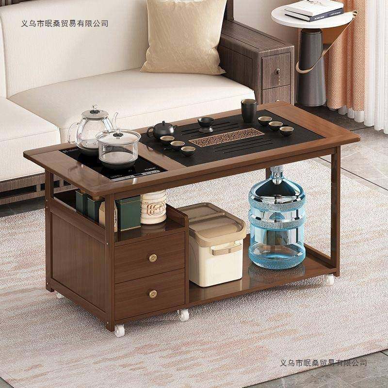 动茶JDE0桌小茶台烧水壶一体家用225新款端阳台泡高茶桌子客厅移,商业/办公家具,茶台/茶桌,淘宝优惠券,粉丝福利购,淘宝优惠卷