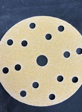 大美UDV1光速干拉磨砂纸6寸5子孔150mm打磨圆形气动绒抛光原灰摩