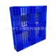 蓝色111网格田字潮塑料栈托盘1物流周转RRD卡板叉车防垫板塑胶板