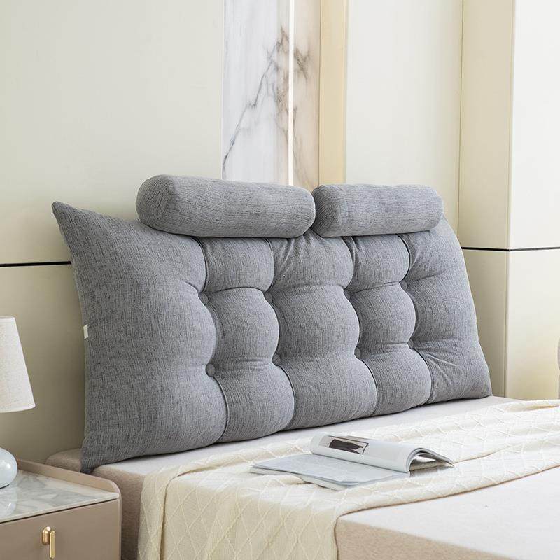 新单款亚麻长方形头靠垫软包背XY-2025-沙发护腰枕双人床靠枕可拆,居家布艺,抱枕被,淘宝优惠券,粉丝福利购,淘宝优惠卷