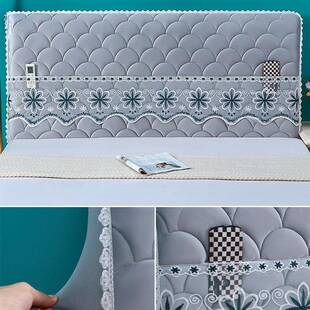 加厚床罩通F97SSJ982包025年新用款 全包木板软靠背 高档202头5欧式