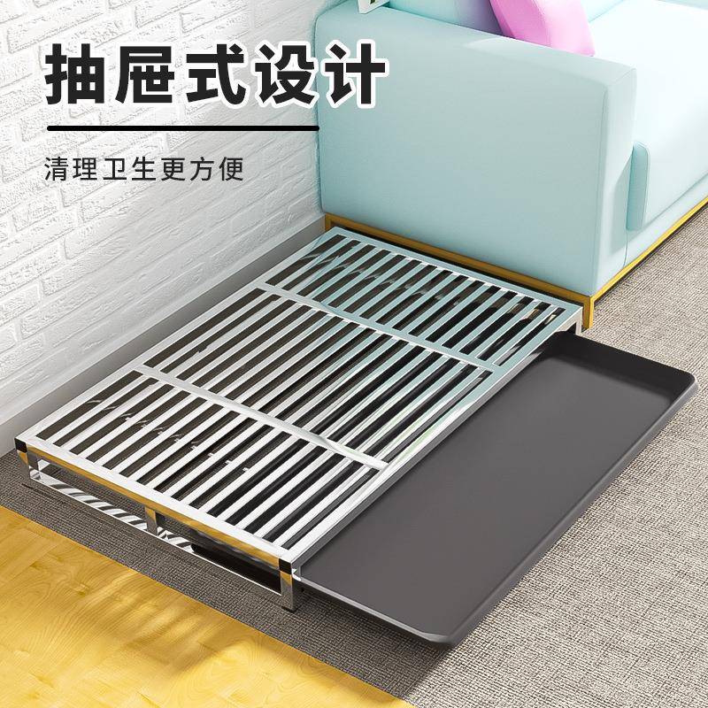 狗厕所型犬不锈钢中型犬防防80903592踩屎防撕咬固自定尿垫号大动