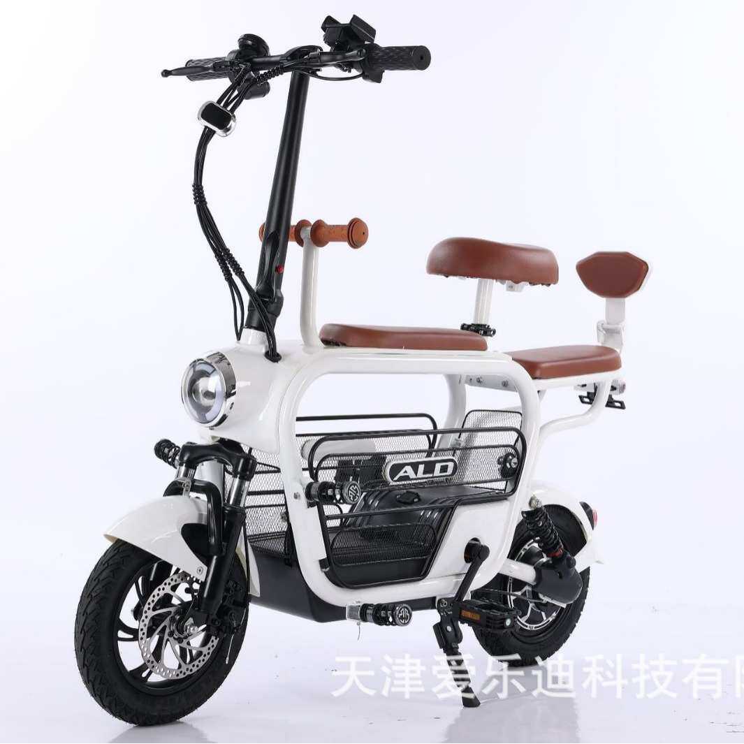 越南两轮宠物锂电车亲子时尚助力折叠小型代步车48V电动车